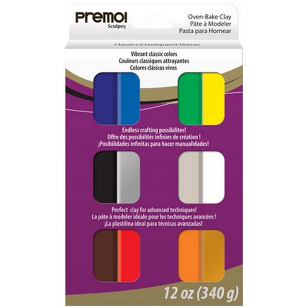 Klei Premo Classic 28g - 12 kleuren