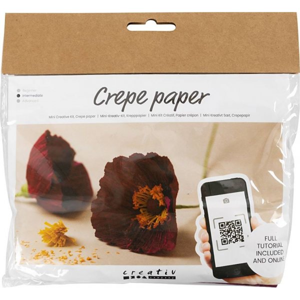Mini DIY Kit Crpepapier - Klaproos