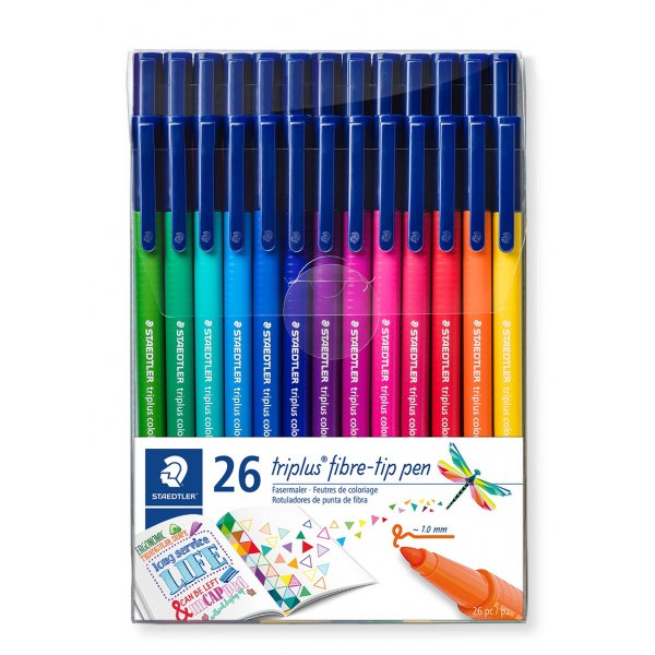 Vezelstiften Triplus Color 1 mm - 26 stiften