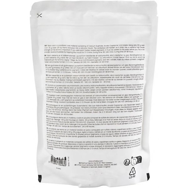 Harsgietmassa, wit, 800 g Harsgietmassa, wit, 800 g