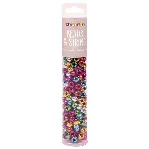 Metallic ponykralen - 250 stuks Metallic ponykralen - 250 stuks
