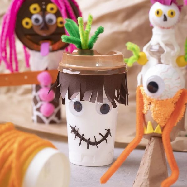 Maxi DIY Mix Grappige Monsters, gemengde kleuren Maxi DIY Mix Grappige Monsters, gemengde kleuren