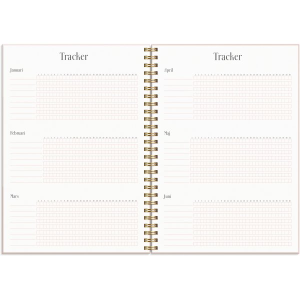 Kalender 24/25 - Life Planner Roze Horizontaal