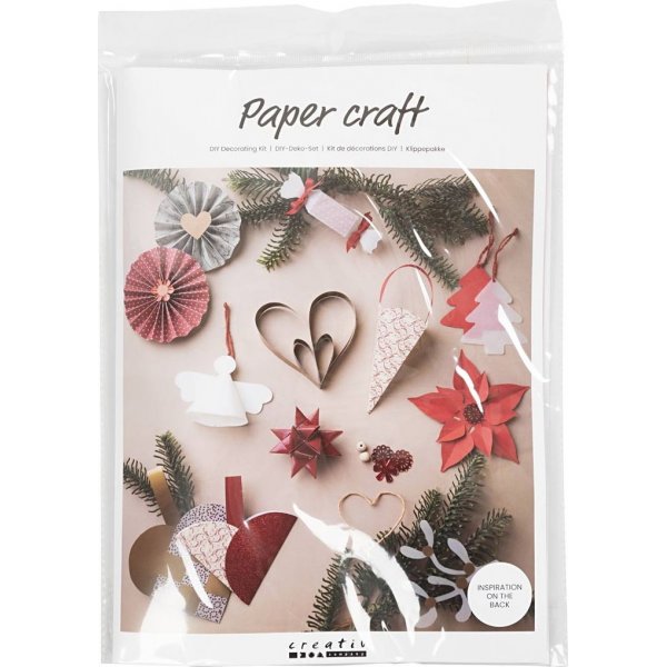Knip- en plakset - Kerstkleuren