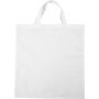 Stoffen tas met kort hengsel - wit - 20 st