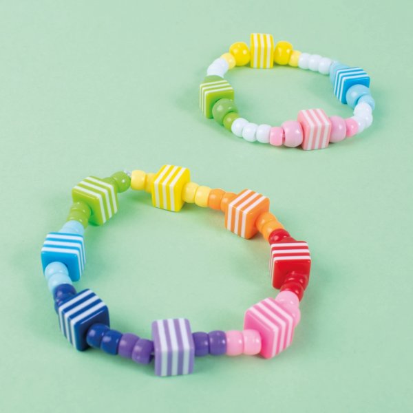 Gestreepte kralen - 300 st Gestreepte kralen - 300 st