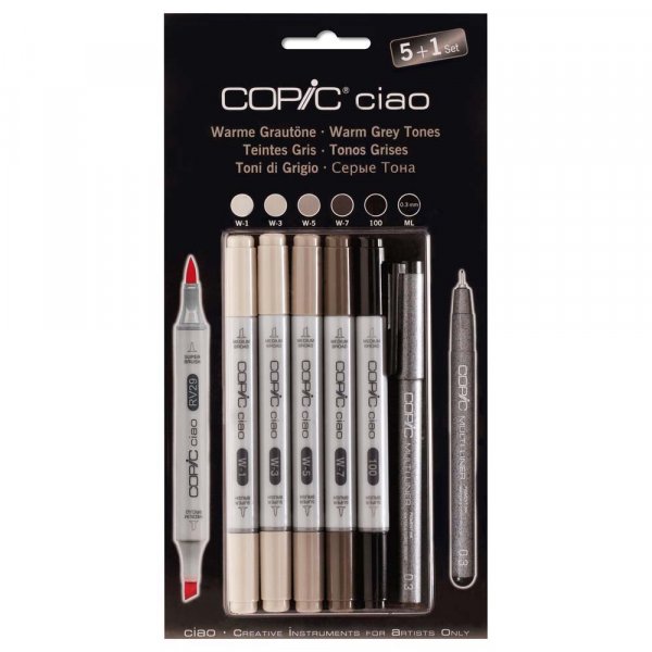 Copic Ciao 5+1 - Wam grijstinten