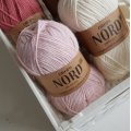 Klant imago DROPS Nord Uni Colour garen - 50g - Poederroze (12)