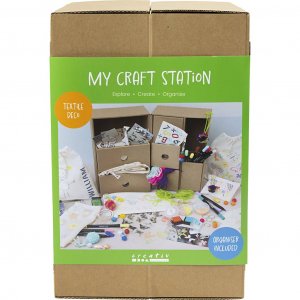 Mijn knutselstation Textieldecoratie Gemengde kleuren 6 projecten Mijn knutselstation Textieldecoratie Gemengde kleuren 6 projecten