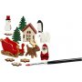 Doe-het-zelf houten figuren - Kerstmis