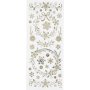 Stickers - goud - kerststerren
