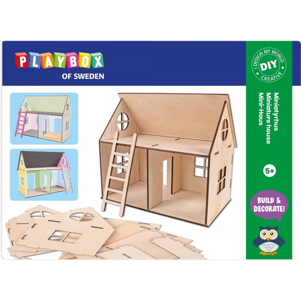 Knutselset - Miniatuurhuis