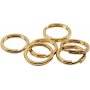 Splitring - verguld - 15 st