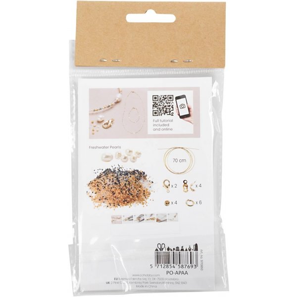 Mini DIY Kit Sieraden - Armband en halsketting met sluiting Mini DIY Kit Sieraden - Armband en halsketting met sluiting