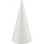 Piepschuim kegels - wit - 7 cm