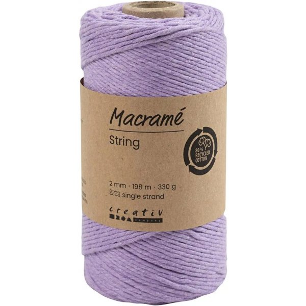 Macramgaren, paars, 198 m