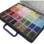 Luxe waskralen met opbergzakje - gemengde kleuren - 32 x 20 gr
