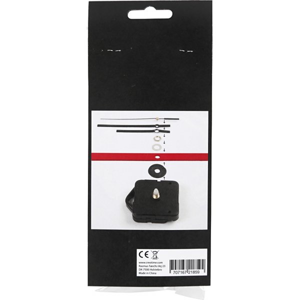 Uurwerk - 6 mm - zwart Uurwerk - 6 mm - zwart