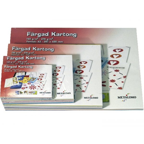 Metalimo Gekleurd karton
