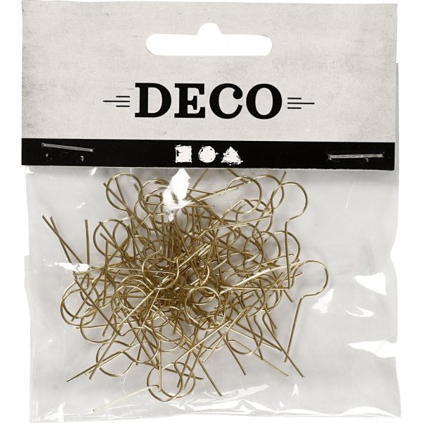 Ophanghaken - verguld - 50 st Ophanghaken - verguld - 50 st