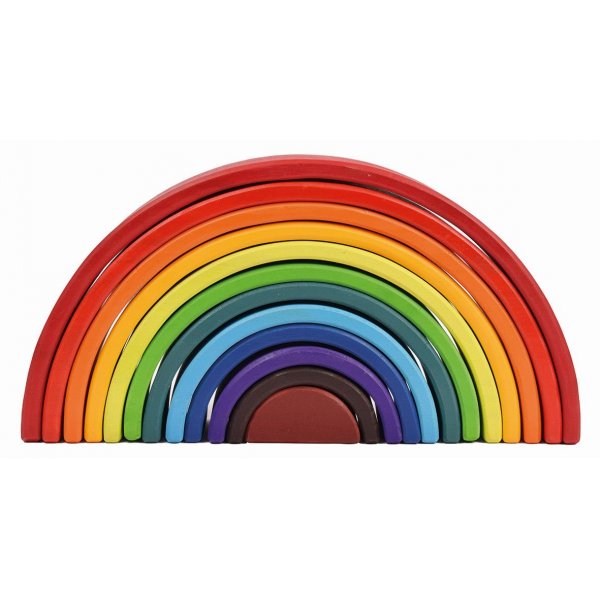 Houten regenboog 12 delen