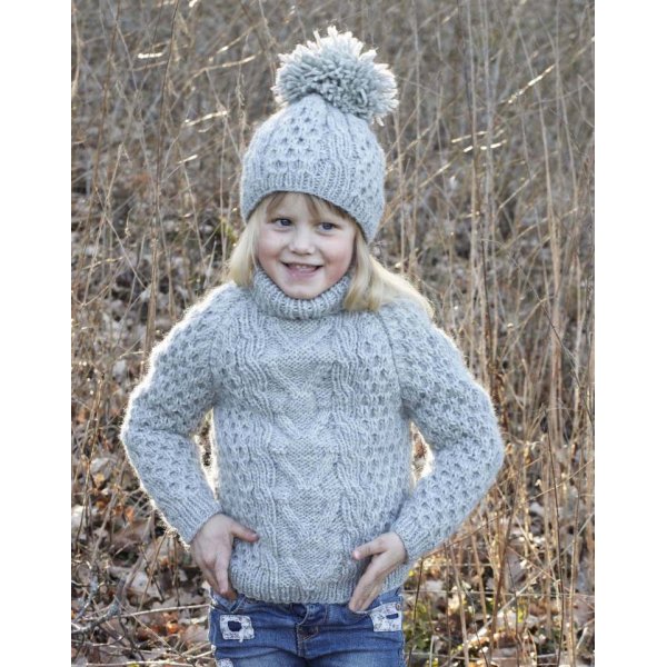Breipatroon - Grove trui en muts (kindermaten)