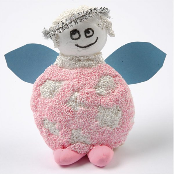 Piepschuim Ballen en Eieren - wit - 550 st Piepschuim Ballen en Eieren - wit - 550 st