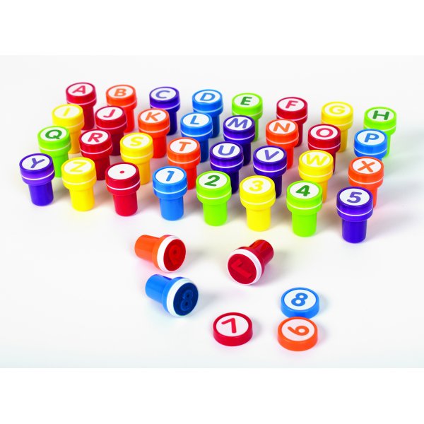 Stempels - letters & cijfers - 35 st