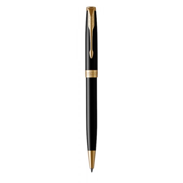 Balpen Parker - Sonnet Black Lacquer - GT Balpen - Medium zwart Balpen Parker - Sonnet Black Lacquer - GT Balpen - Medium zwart