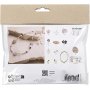 Mini DIY Kit Sieraden, roze harmonie, Zware ketting
