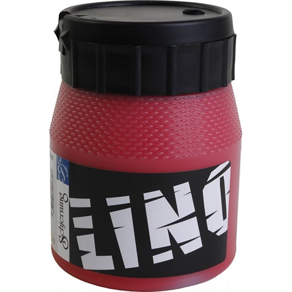 Linoleumverf - rood - 250 ml
