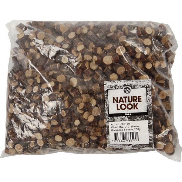 Houten planken - Ø7-10 mm - 230 g Houten planken - Ø7-10 mm - 230 g