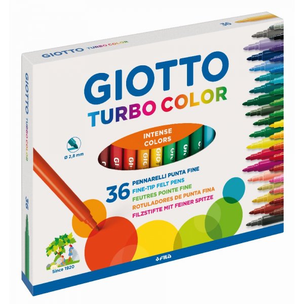 Giotto Turbo viltstiften - 36-pack