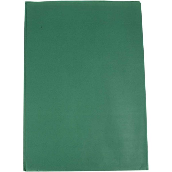 Vloeipapier - groen - 50 x 70 cm - 14 gr - 25 vellen