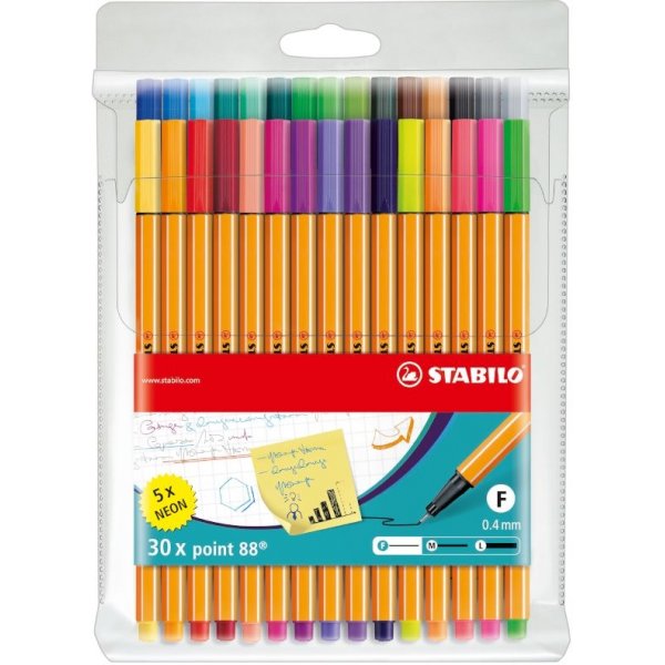 Fineliner Point 88 - 30-pack