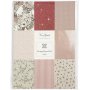 Vivi Gade designpapier in blokken - beige/roze - 24 vellen