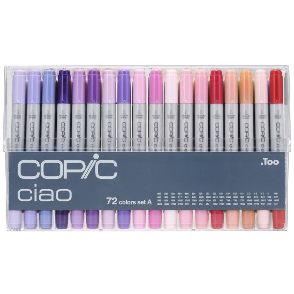 Copic Ciao set - 72 pennen - Set A Copic Ciao set - 72 pennen - Set A