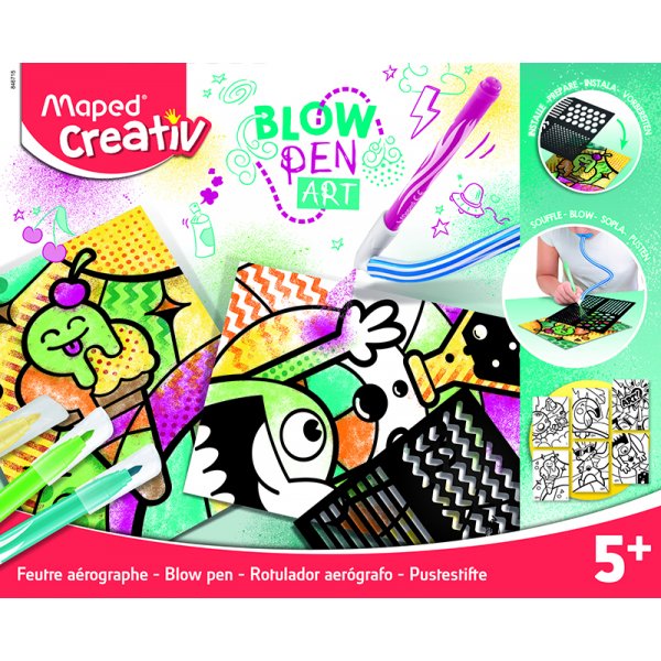 Blauw potlood - Maped - Pop Art (5+ jaar)