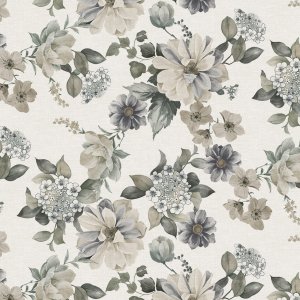 Oliezeil met bloemenmotief - Beige Oliezeil met bloemenmotief - Beige
