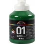 Schoolverf - Acryl - donkergroen - glanzend - 500 ml