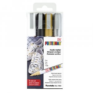 Markeerstift ZIG Posterman PMA-20 1mm 4 stuks Markeerstift ZIG Posterman PMA-20 1mm 4 stuks
