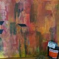 Klant imago Acrylverf Sennelier Abstract 120ml - Cad. Roodoranje tint (615)