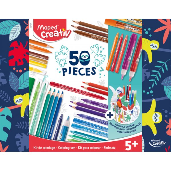 Kinderset - Maped - Kleurset 50 stuks (5+ jaar)