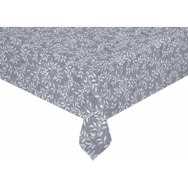 Wasdoek PVC Klein blad - Blauw