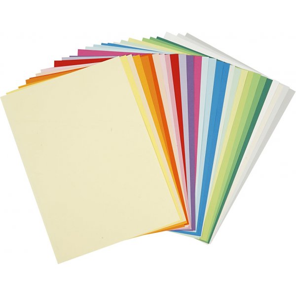 Creativ papier - gemengde kleuren - A4 - 280 st Creativ papier - gemengde kleuren - A4 - 280 st