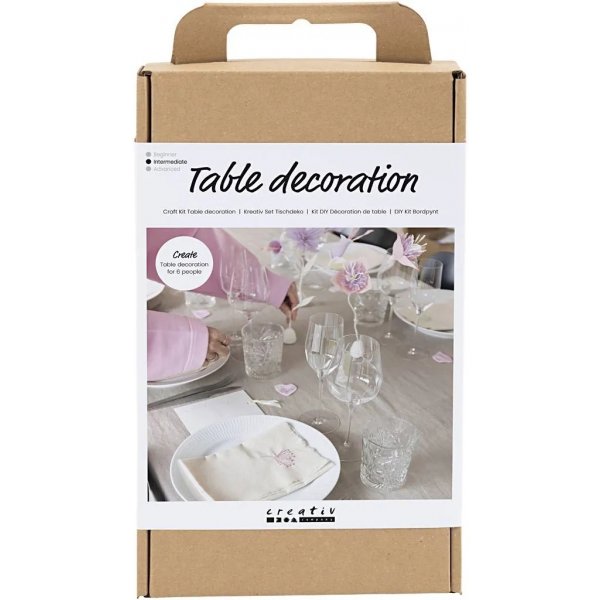 DIY Kit Tafeldecoratie, pastelkleuren
