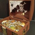 Klant imago Houten kist 15,5 x 11 x 8 cm - onbehandeld grenen, met slot
