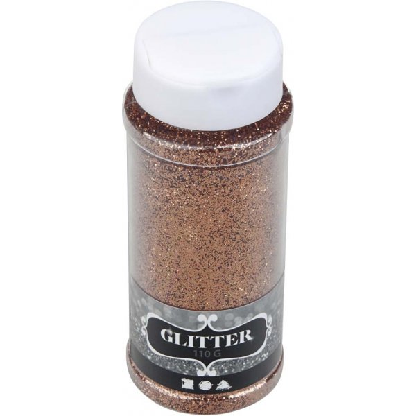 Glitter - koper - 110 gr