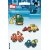 Textiellabel zelfklevend/opstrijkbaar Bouwmachines 4 st