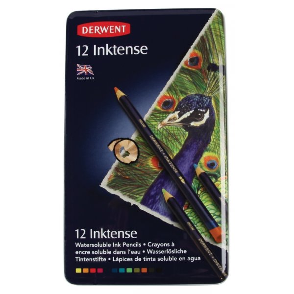 Derwent Inktense - 12 pennen